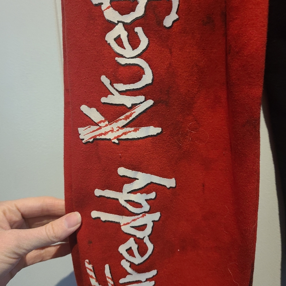 Freddy Krueger Red and Black Joggers - Picture 3 of 6